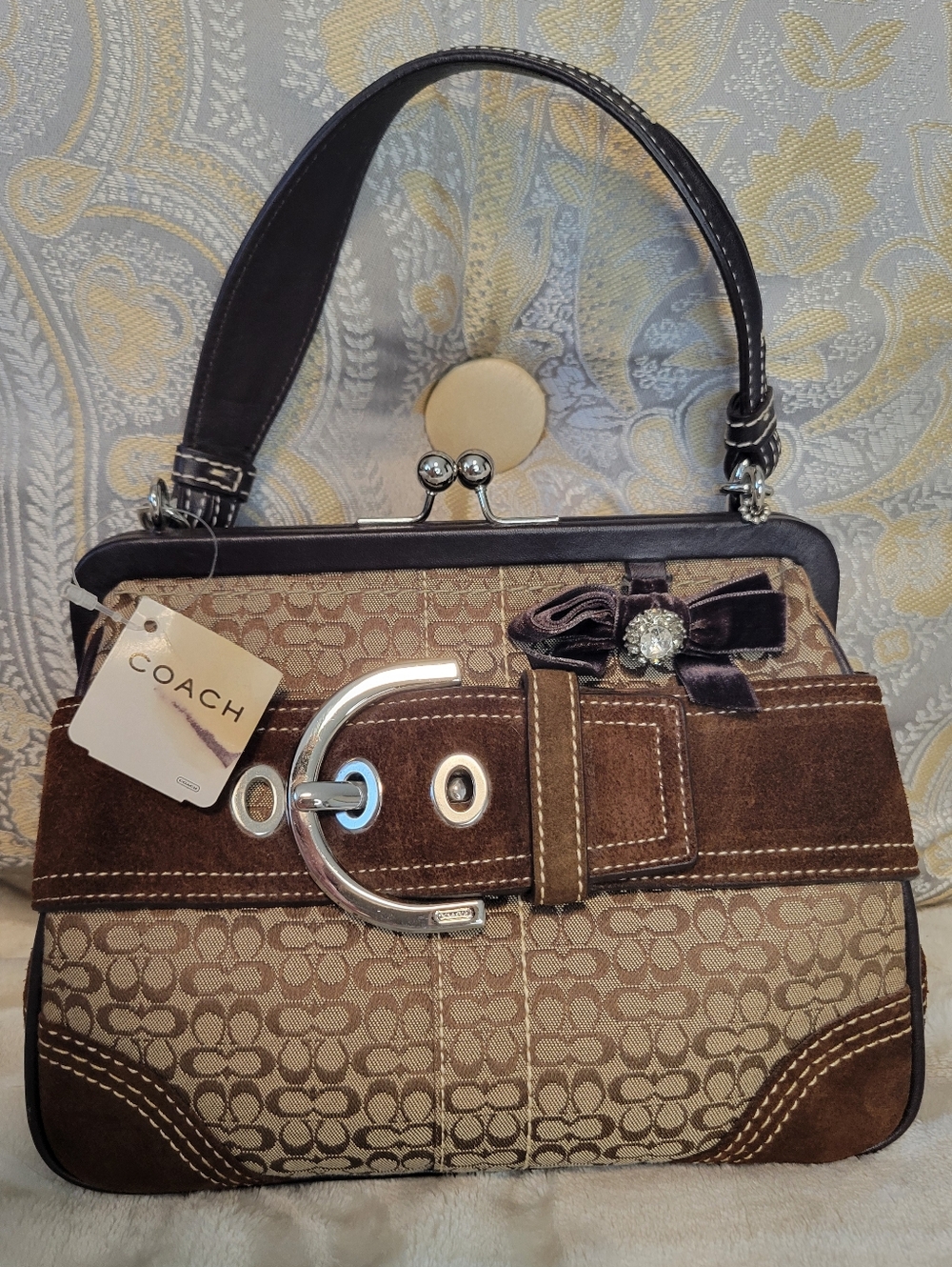 COACH MINI SOHO SIG C FRAME BAG 3649